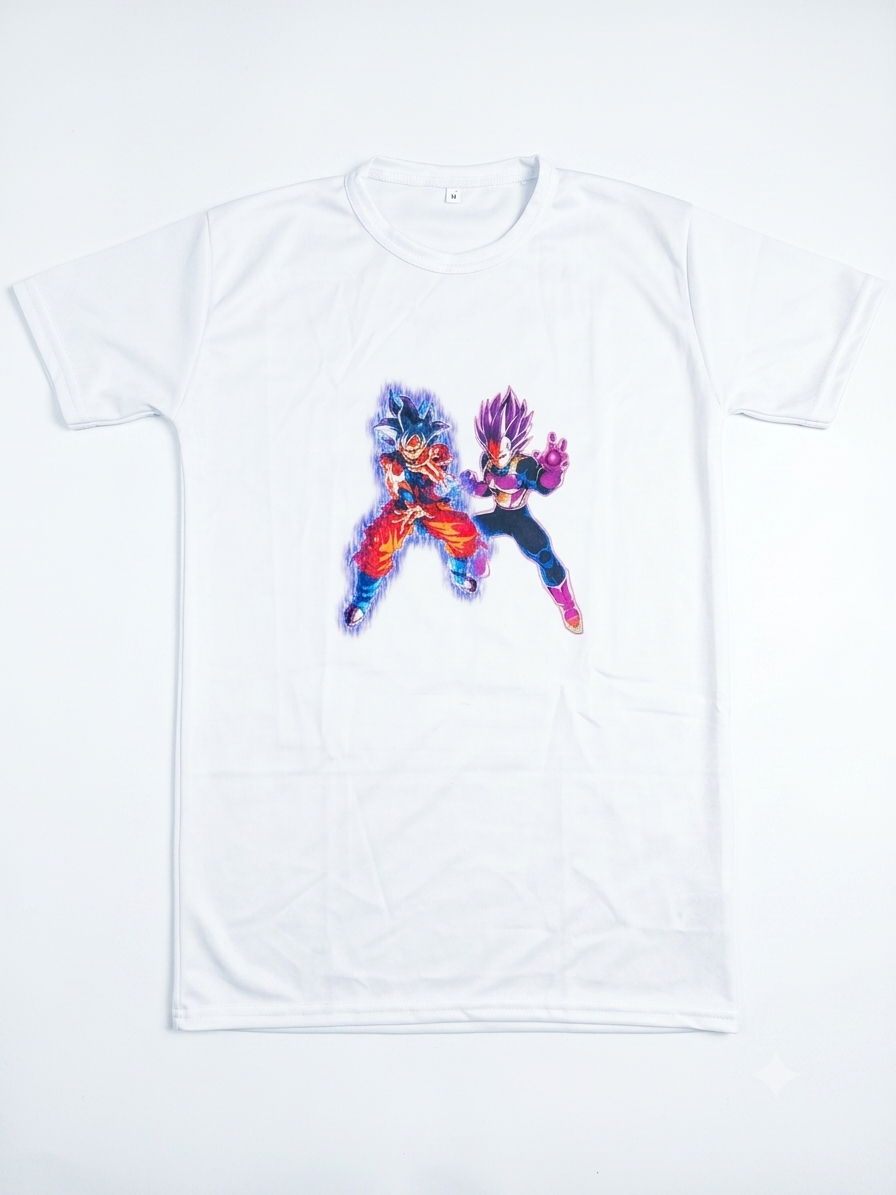 Goku & Vegeta Dragon Ball Z Customized Printed T-Shirt