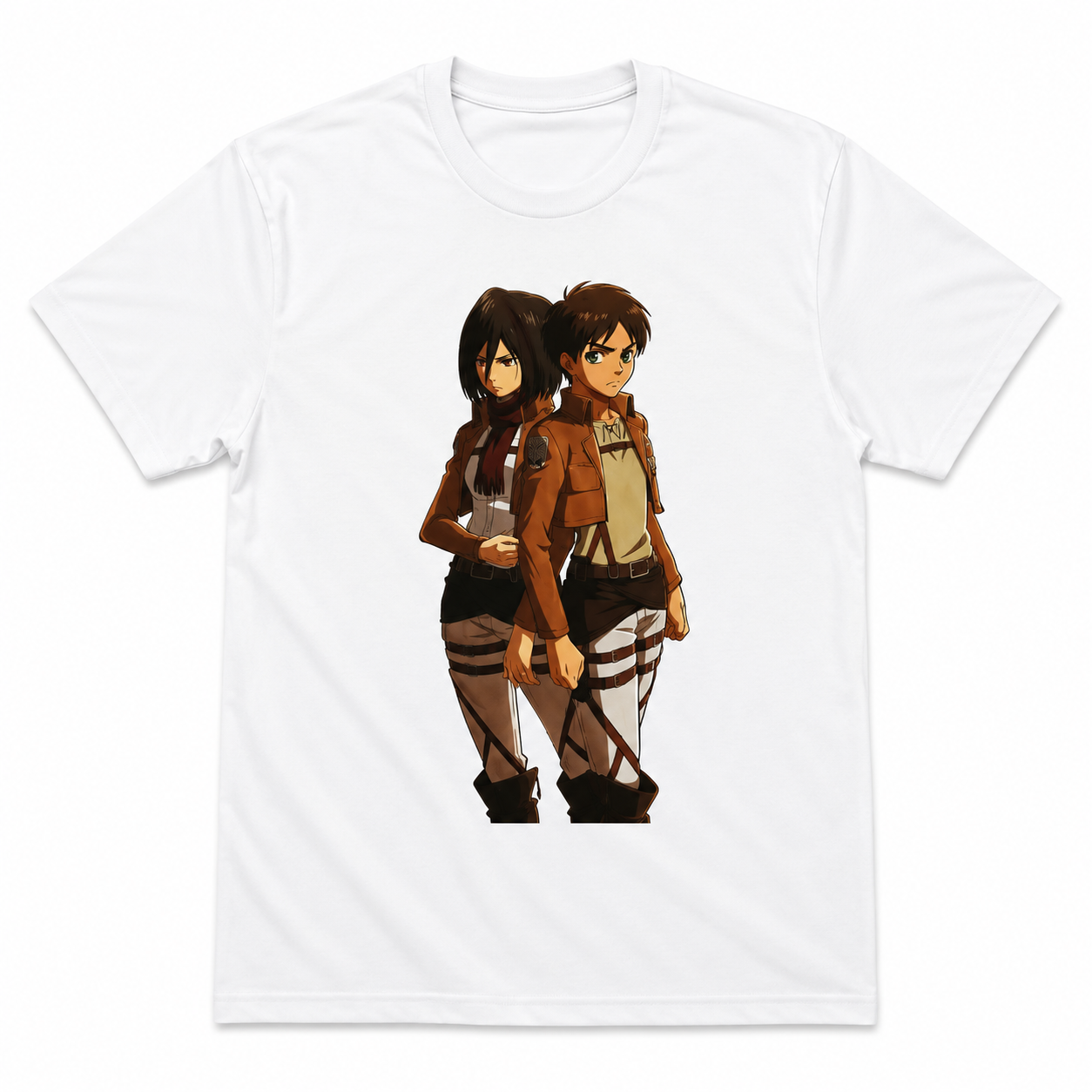 Eren & Mikasa Customized Printed T-Shirt